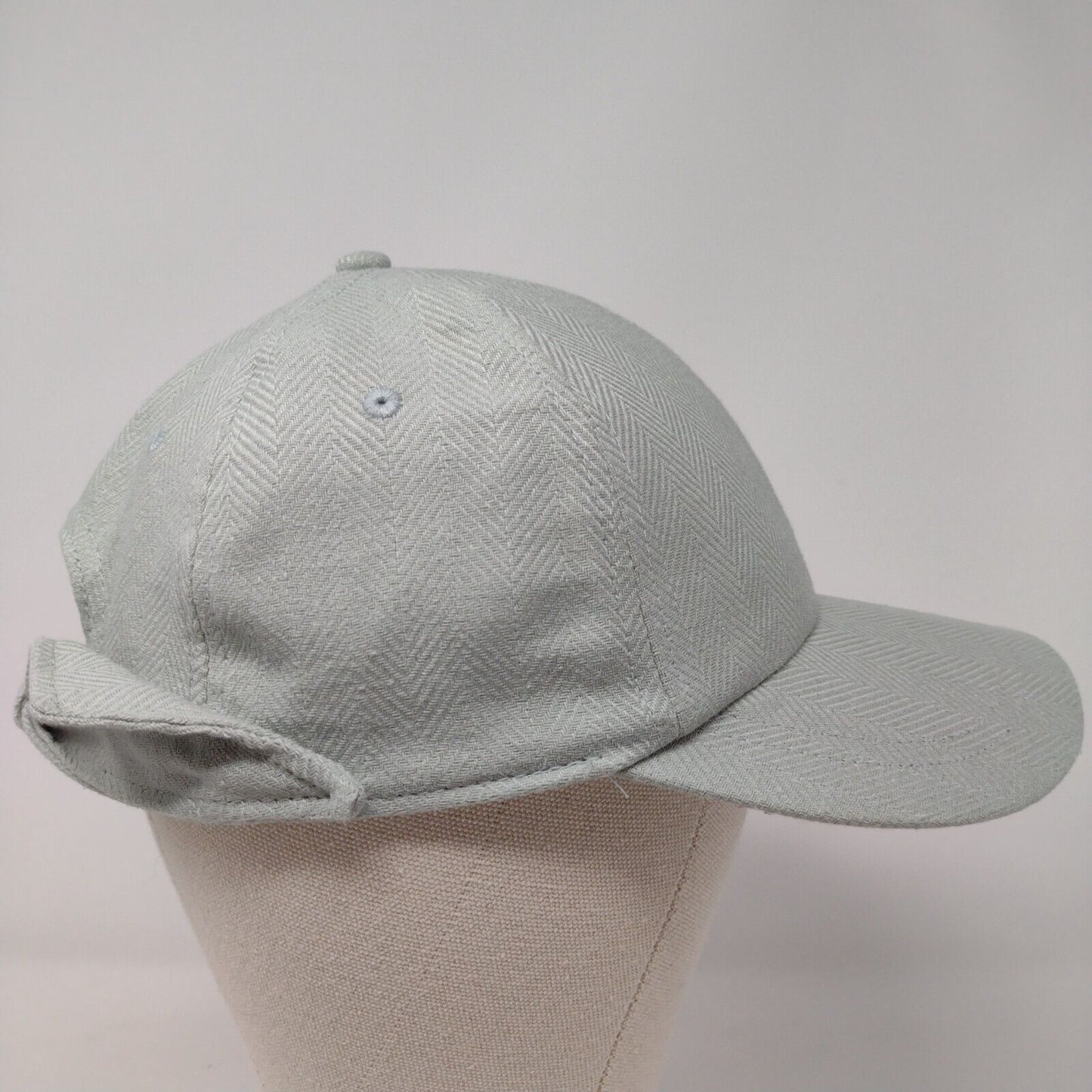 August Hat Company Stretch Fitted Hat Gray OSFA Herringbone Bow Knot