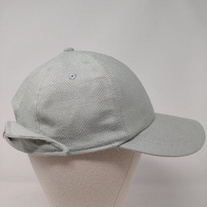 August Hat Company Stretch Fitted Hat Gray OSFA Herringbone Bow Knot