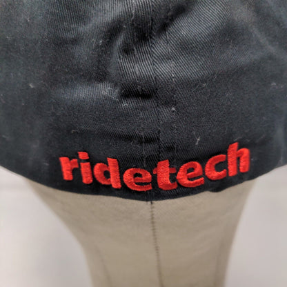 RideTech Men's Fitted Hat Black Size M/L Embroidered Logo Freeform Caps