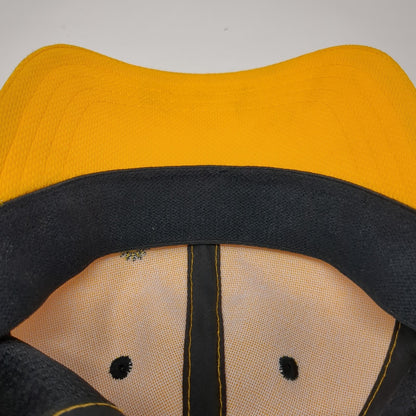 Sun Valley Fitted Baseball Cap Yellow One Size Embroidered American Dry Goods