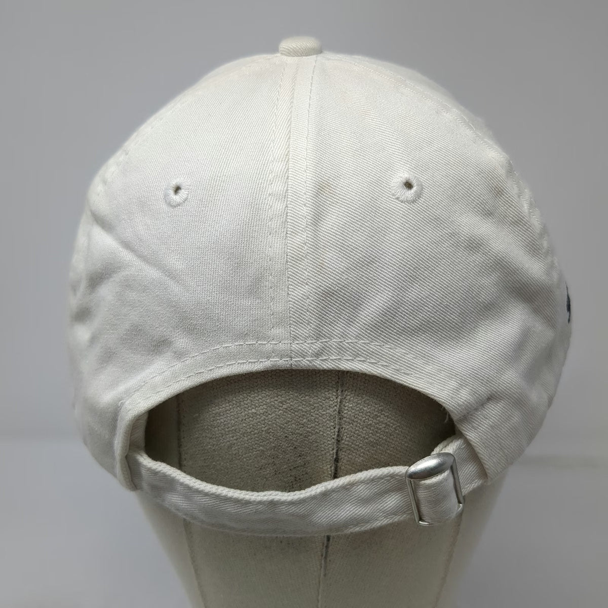 New Era Adams Golf Baseball Cap White One Size Slideback Super S 35 Cotton Hat