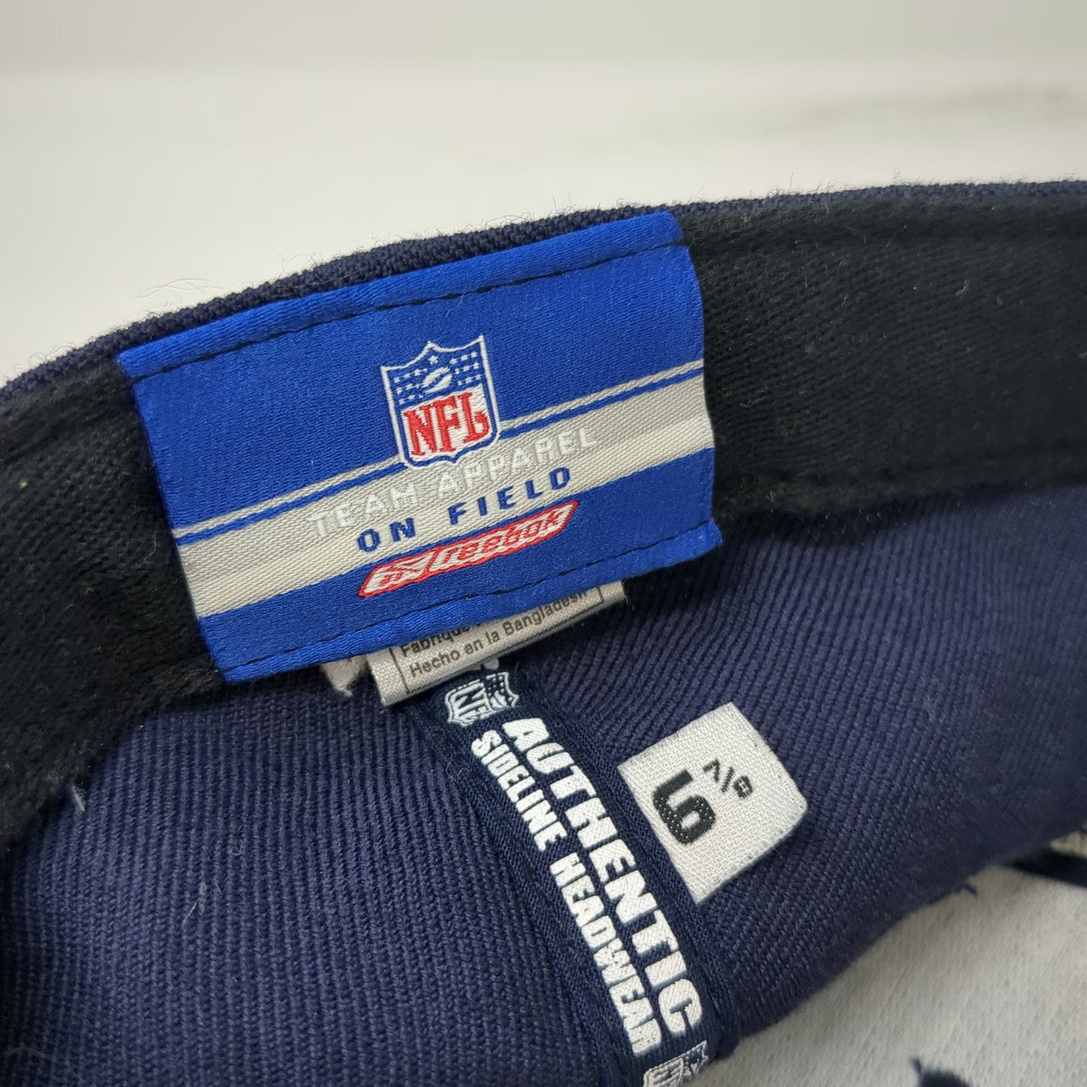 Reebok San Diego Chargers NFL Blue 6 7/8 Wool Fitted Sideline Embroidered Hat