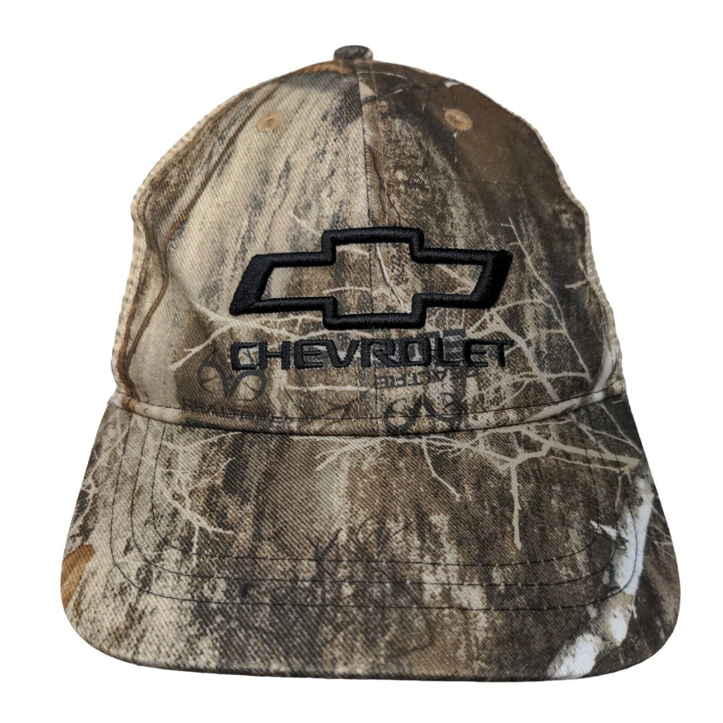 Chevrolet Snapback Trucker Hat Camouflage OFSM Embroidered Mesh Back Infinity