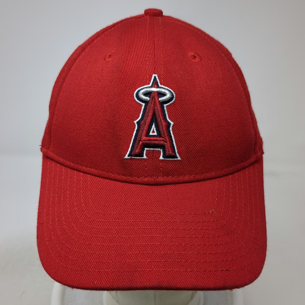 Los Angeles Angels MLB New Era Red One Size Baseball Cap Strapback Halo Logo Hat