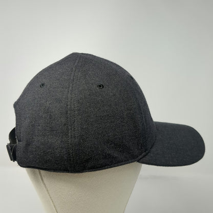 Lululemon Baseball Cap Gray One Size Wool Blend Slideback Hat Side Logo Textured