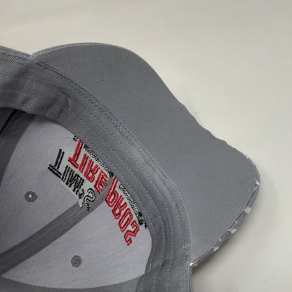 Tim's Tire Pros Strapback Hat Gray One Size Embroidered Cap America