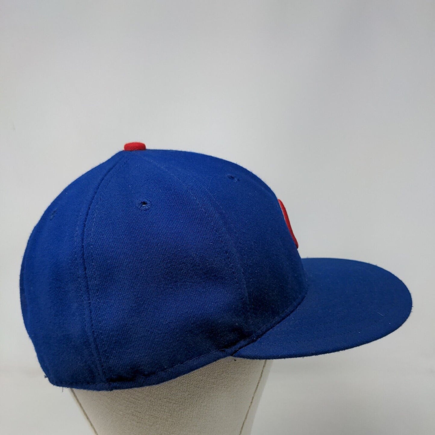 Chicago Cubs Fitted Hat Blue 7 3/8 Embroidered Neww Era 59 Fifty MLB Made USA