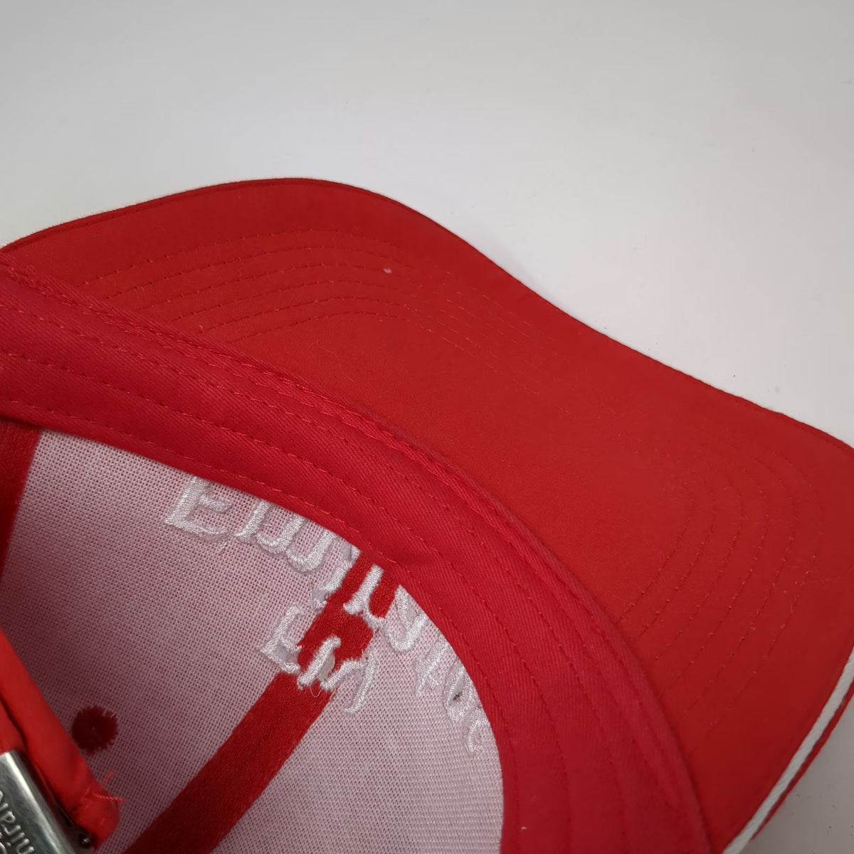 Emirates Baseball Cap Red One Size Embroidered Airline Sandwich Bill Travel Hat