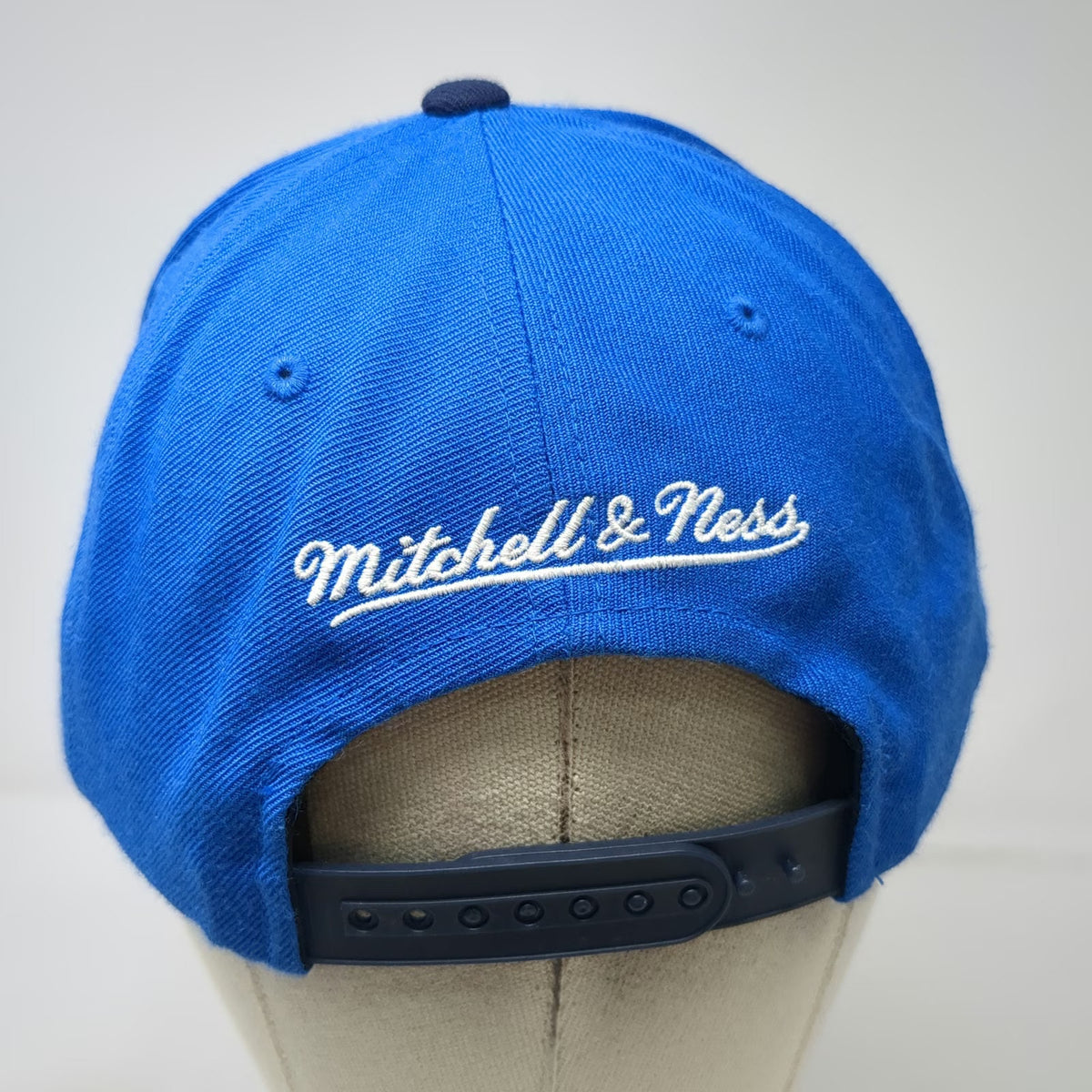 Mitchell & Ness Oklahoma City Thunder NBA Snapback Blue One Size Flat Brim Hat