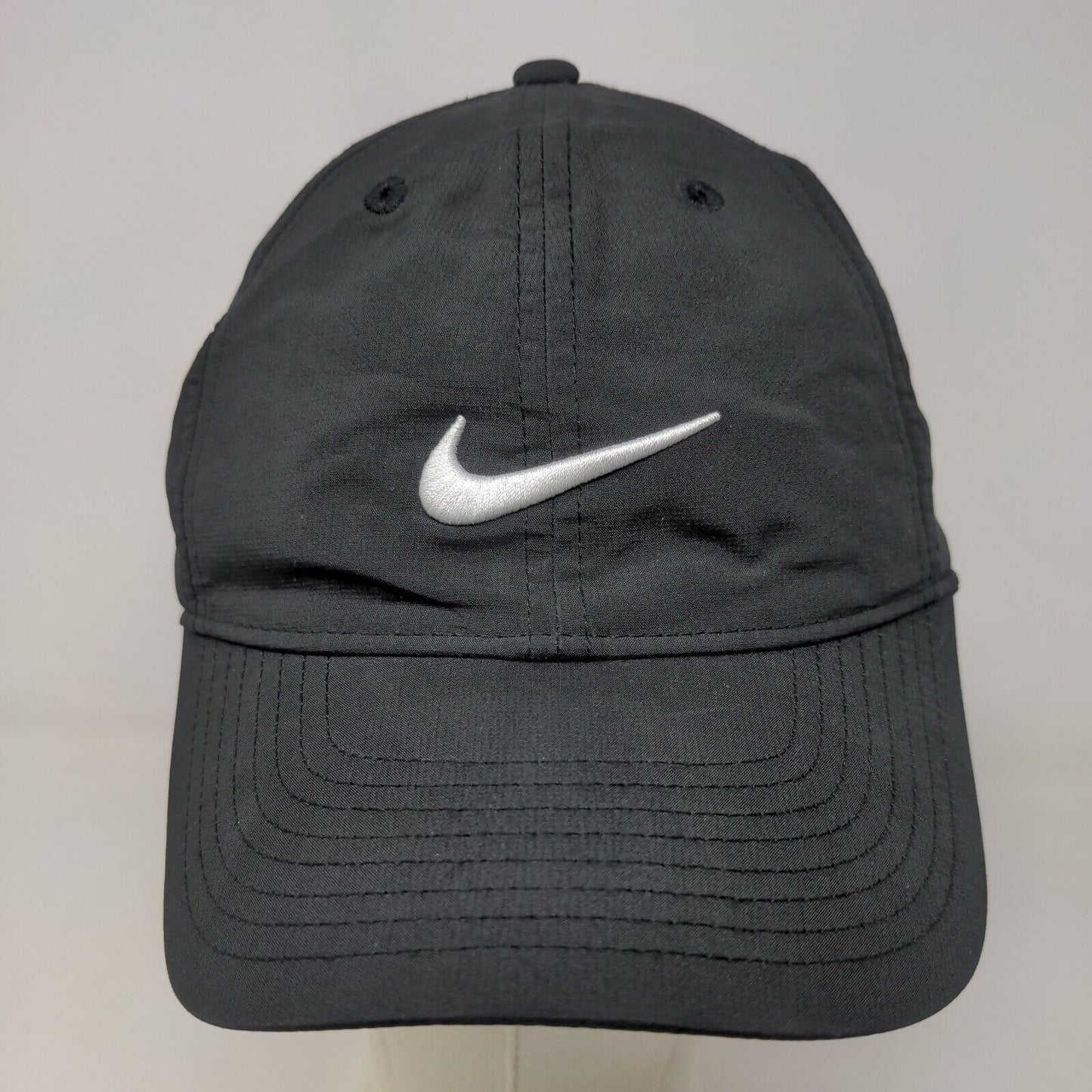 Nike Legacy 91 Dri Fit Men's Strapback Hat Black Size OSFM Embroidered Swoosh