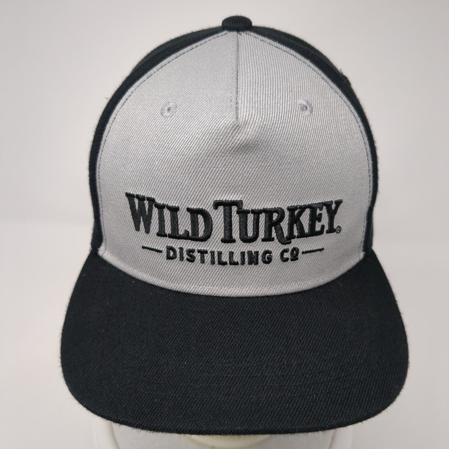 Wild Turkey Distilling Co Snapback Hat Black One Size Adjustable