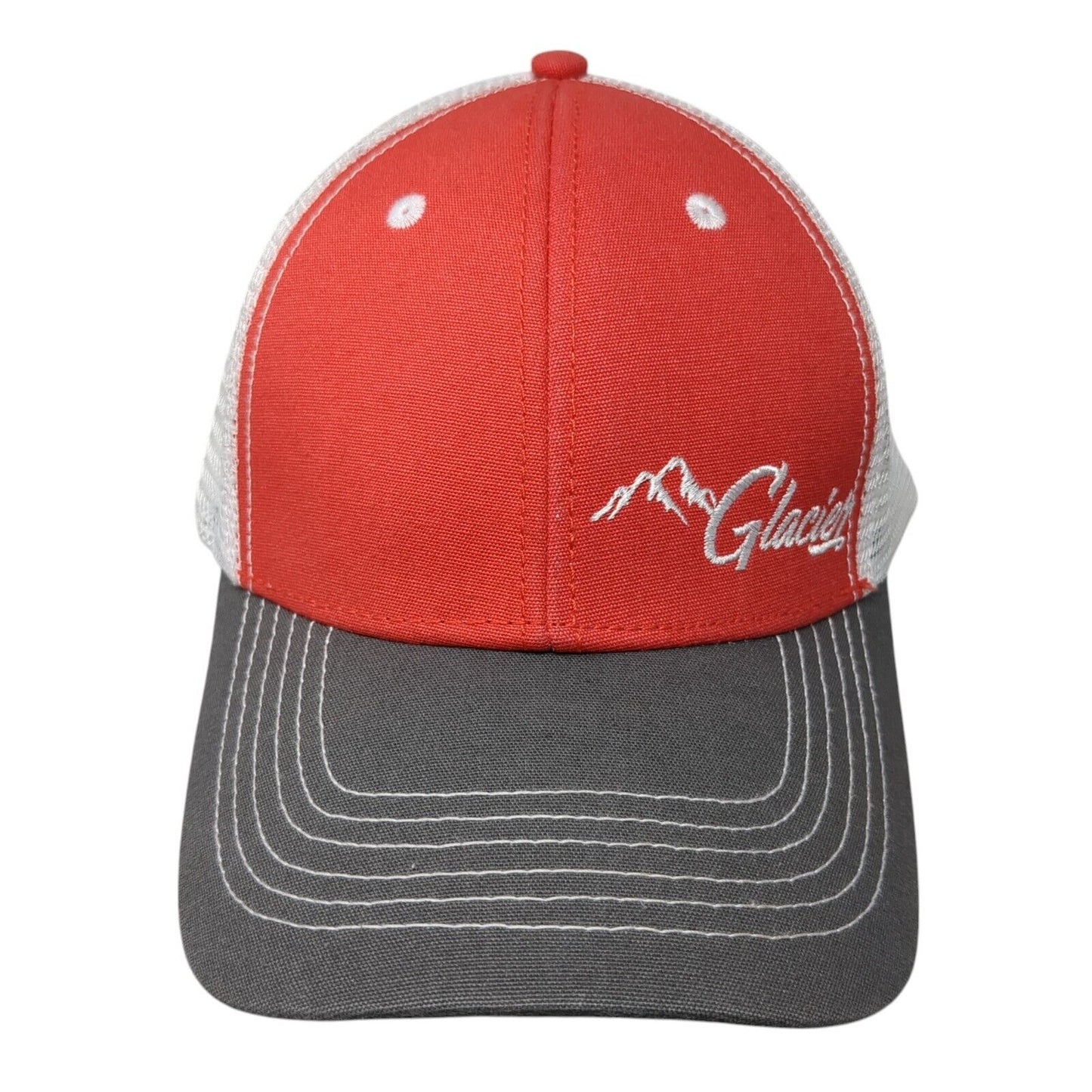 Glacier Snapback Mesh Back Trucker Hat Multi One Size Colorblock