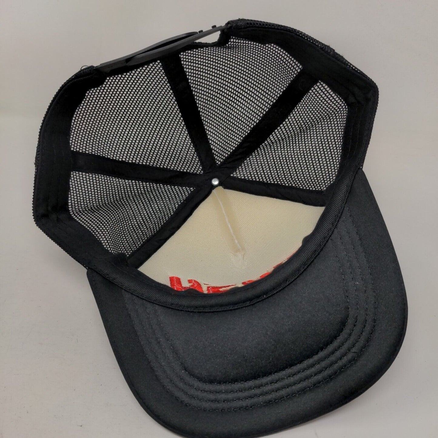 Cash Clothing Snapback Trucker Hat Black OS Adjustable Embroidered Mesh Back