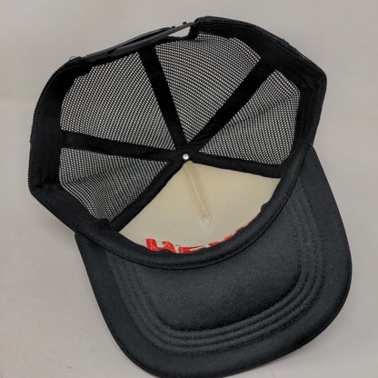 Cash Clothing Snapback Trucker Hat Black OS Adjustable Embroidered Mesh Back