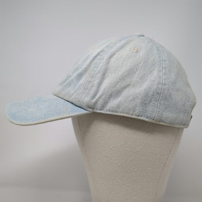 Universal Thread Baseball Cap Blue One Size Denim Slideback Unstructured Hat