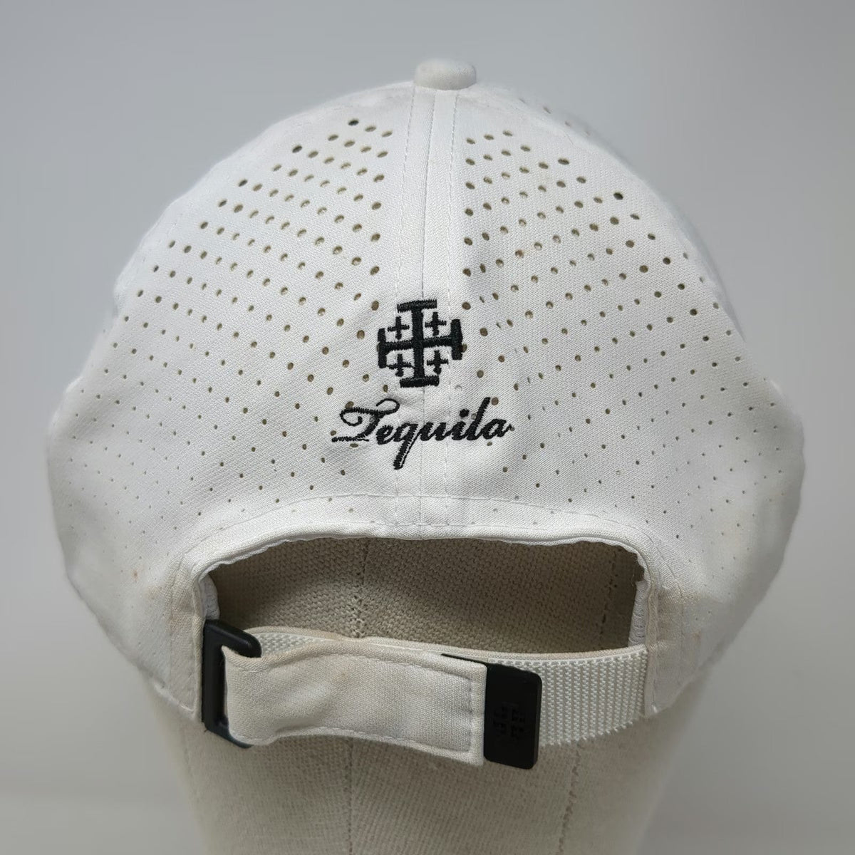 Codigo 1530 Tequila White Baseball Cap One Size Perforated Strapback Hat