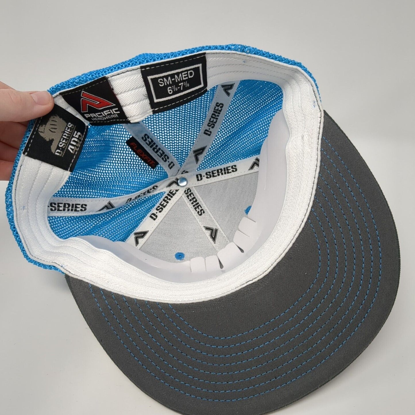 Cornerstone Fitted Trucker Hat Multi 6 7/8-7 3/8 Mesh Back Pacific Headwear