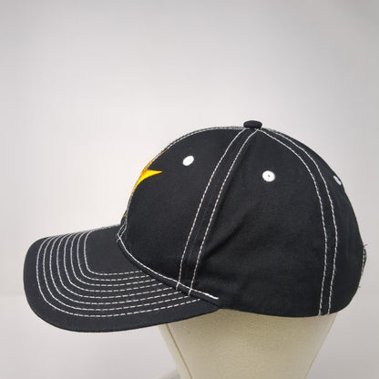 Platt Lightning Slideback Hat Black One Size Adjustable Embroidered