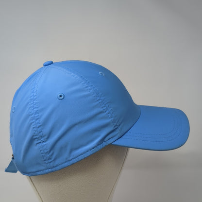 A New Day Strapback Hat Blue One Size Adjustable Solid 6 Panel Blank