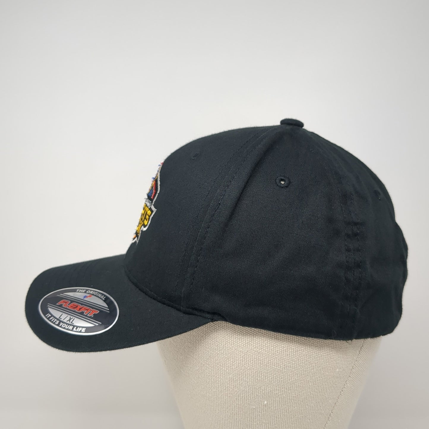 Prairie Band Sports Book Fitted Hat Black One Size Flexfit Port Authority