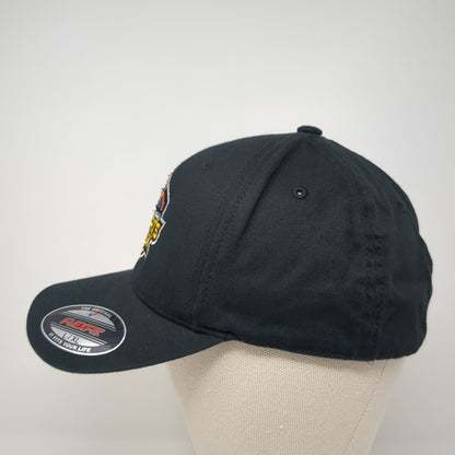 Prairie Band Sports Book Fitted Hat Black One Size Flexfit Port Authority