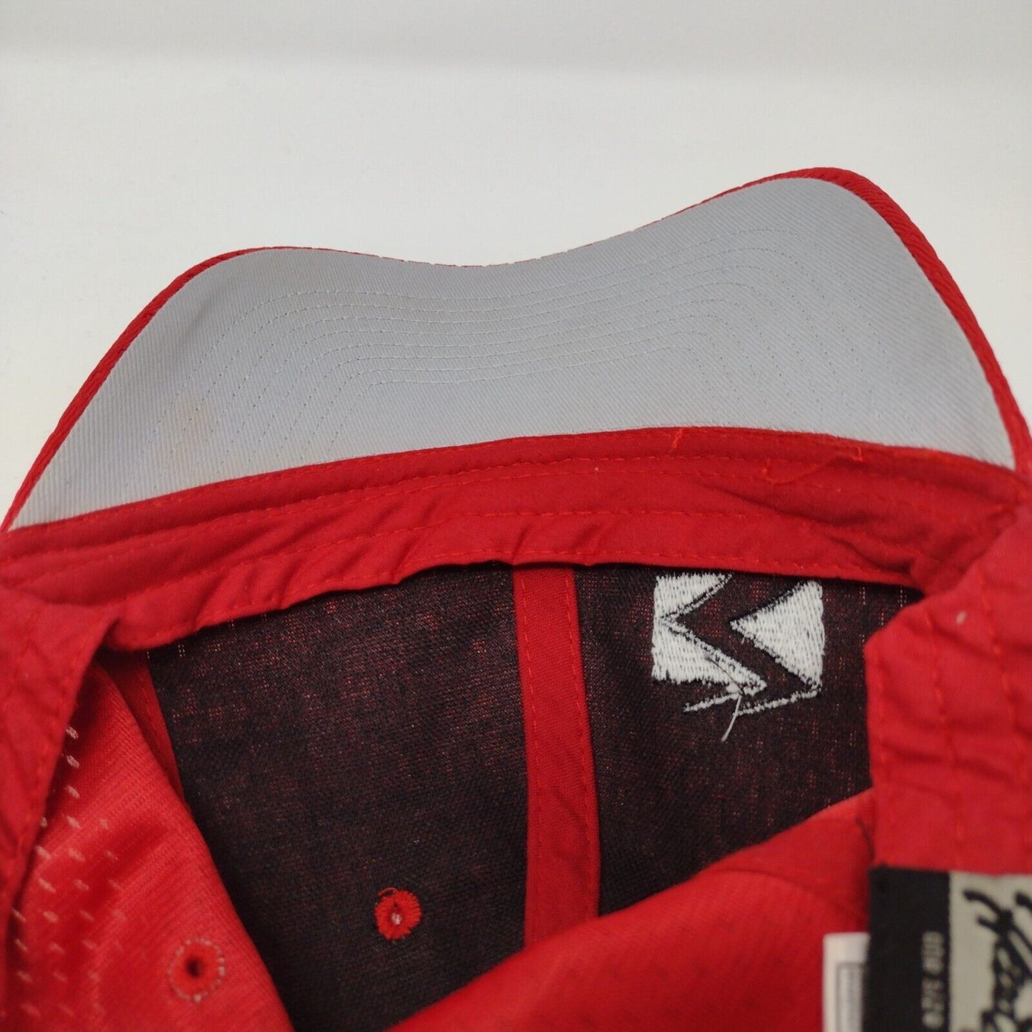 Pipe Division Strapback Hat Red OSFM Adjustable Embroidered 6 Panel KC Caps
