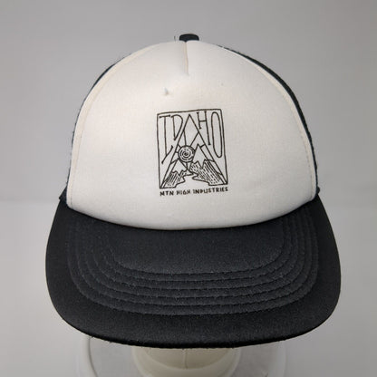 Idaho Mtn High Industries Trucker Hat Black One Size Mesh Back Hit Wear