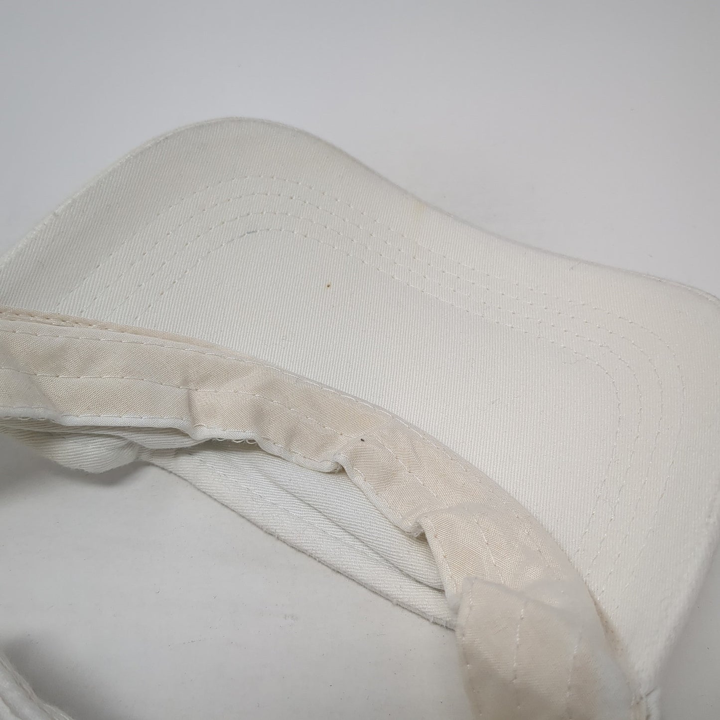 Jägermeister Sun Visor Cap White One Size Adjustable Strap Lightweight Cotton