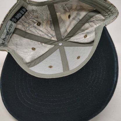 K-Products Emerson Hat Baseball Cap Brown One Size Camouflage Cotton Strapback