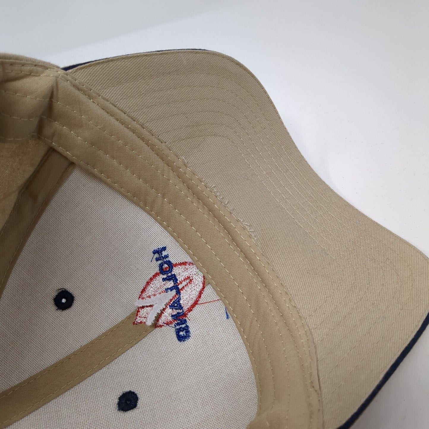 Holland Motor Homes Strapback Hat Tan One Size Adjustable Embroidered Otto