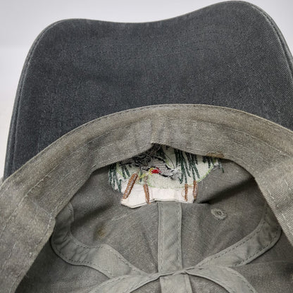 Port & Company Baseball Cap Gray Black One Size Idaho Master Naturalist Bird Hat