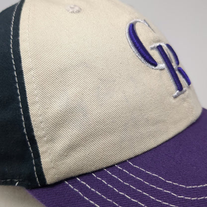 Colorado Rockies MLB Fan Favorite Baseball Cap Beige Purple Black One Size Logo