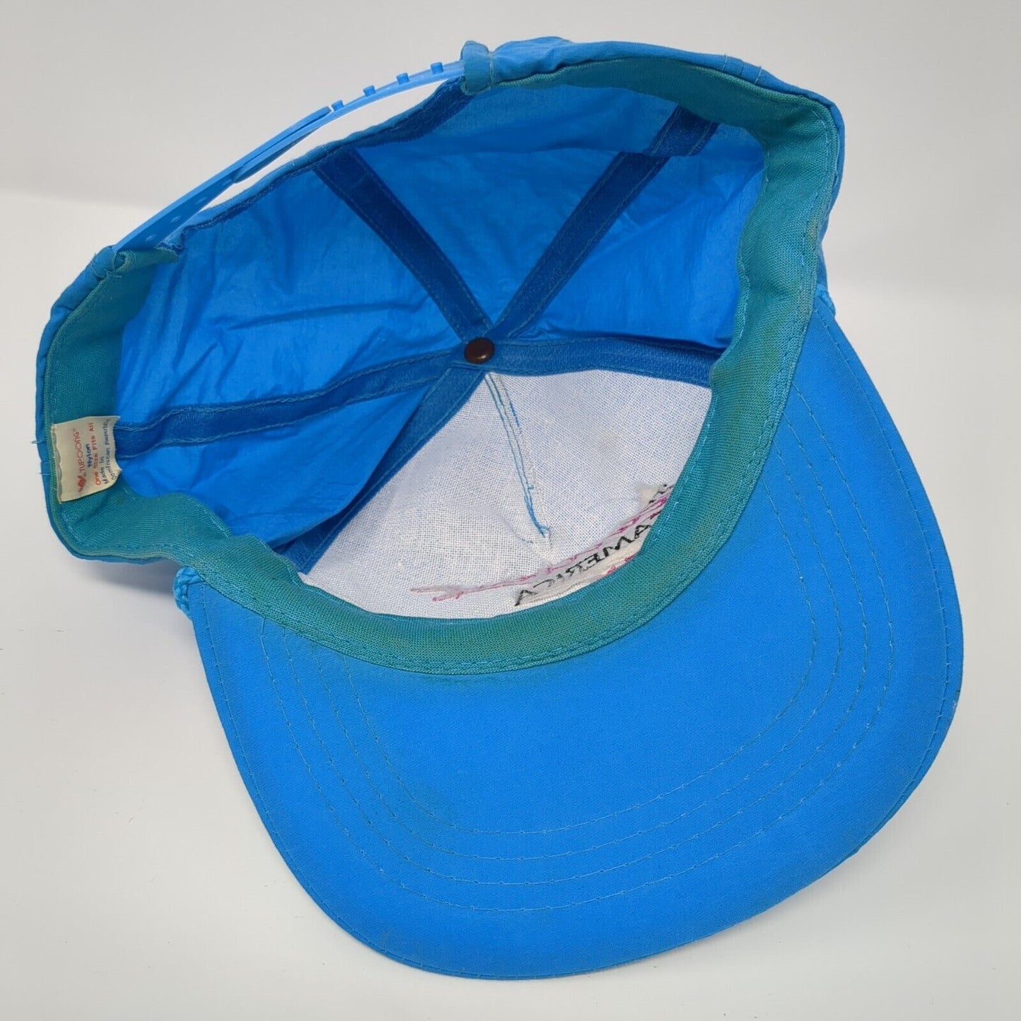 Vintage Chevrolet Snapback Trucker Hat Blue OSFA The Heartbeat of America