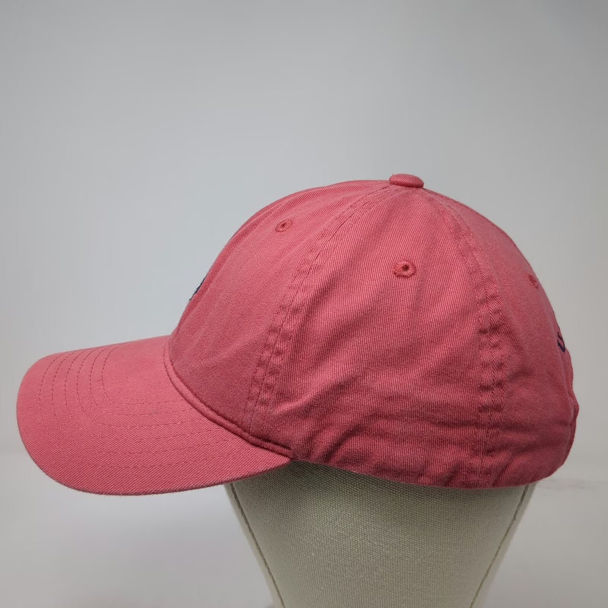 U.S. Polo Assn. Baseball Cap Pink One Size Adjustable Embroidered Cotton Hat
