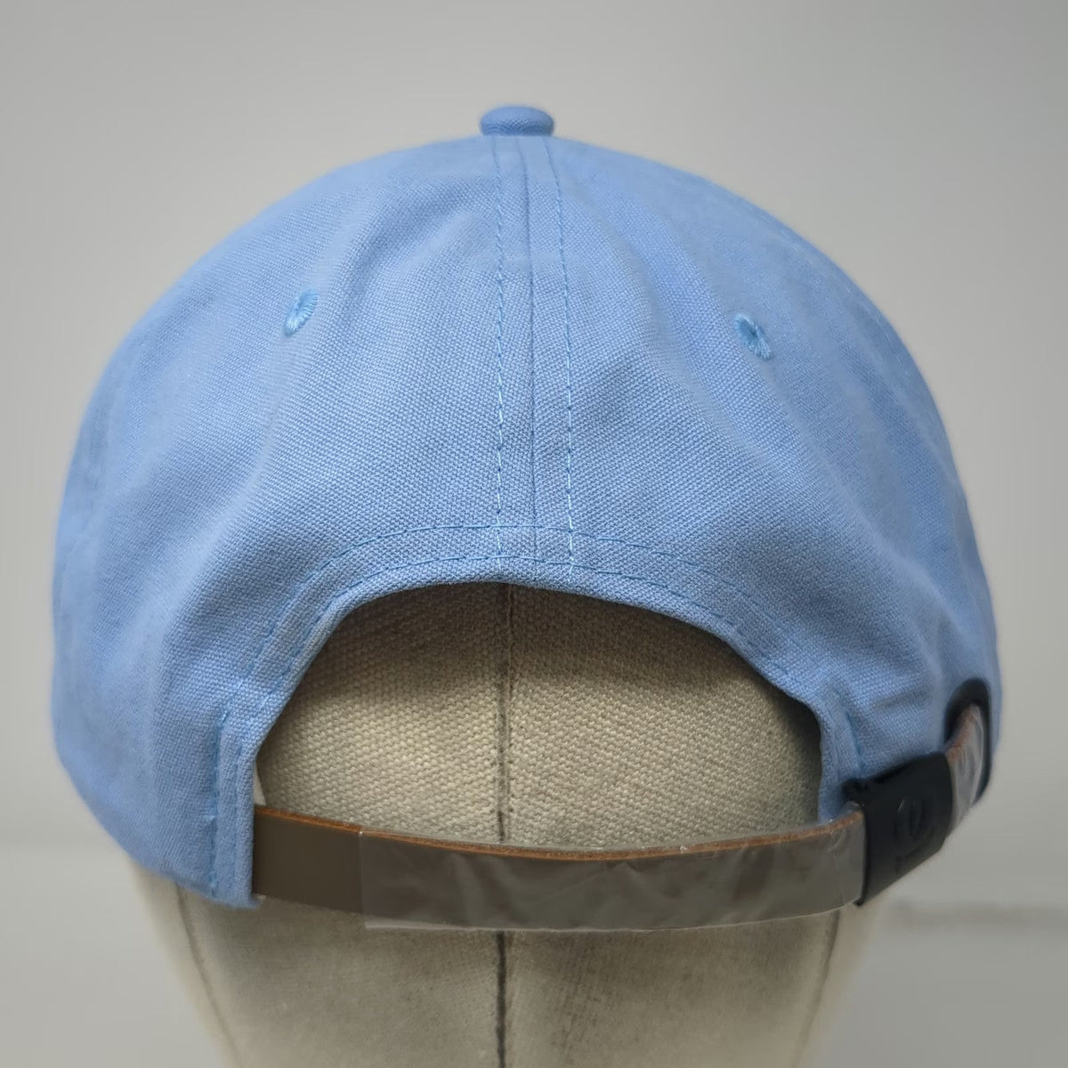 Imperial 5 Panel Blue One Size Hat AJGA Golf Est 1978 Rope Leather Strap Cotton