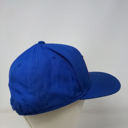 P Initial Snapback Hat Blue One Size Adjustable Embroidered Vented Holes Otto