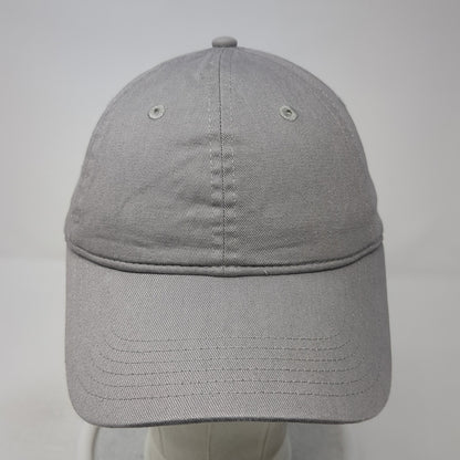 Champion Slideback Hat Gray One Size Solid Adjustable Outdoor 6 Panel