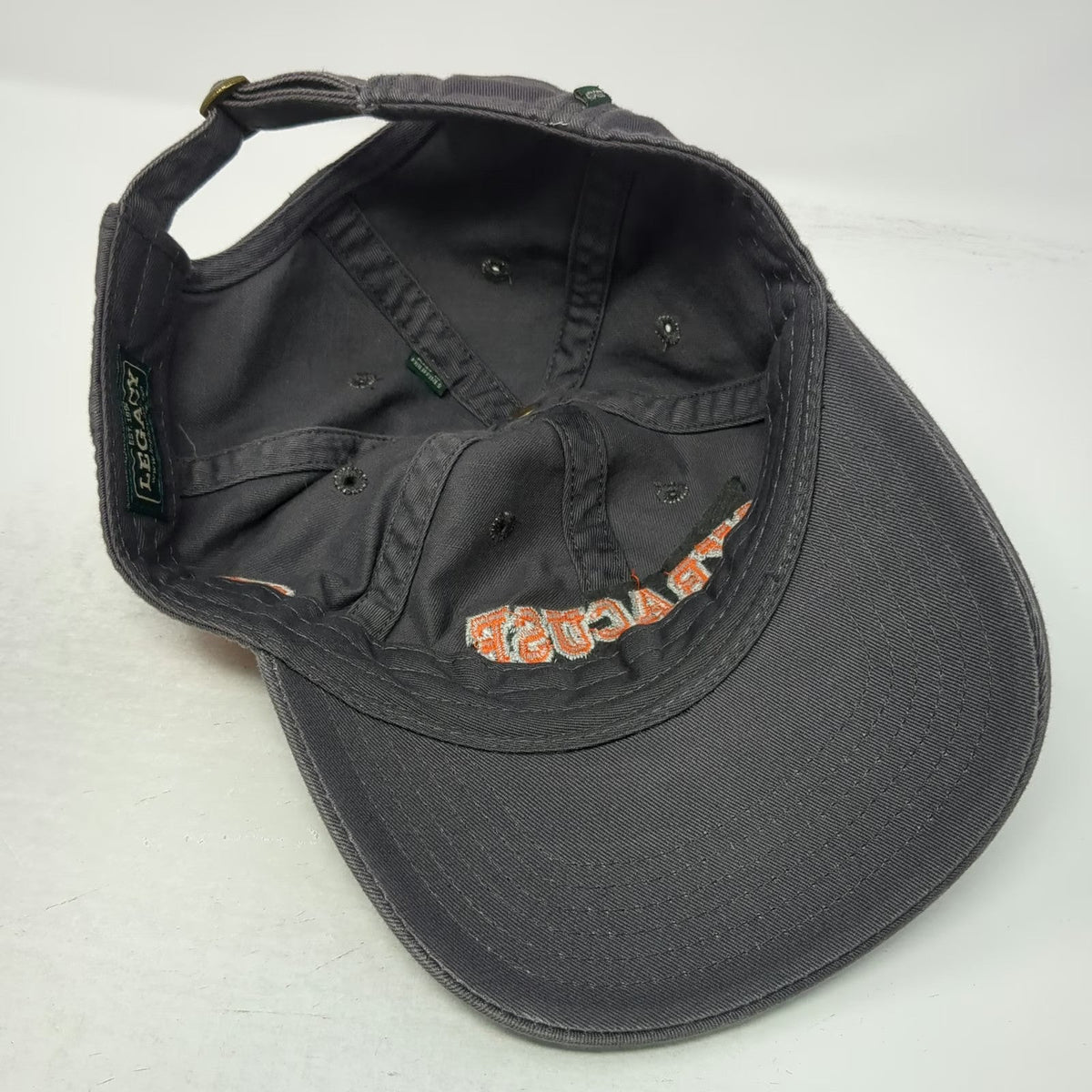 Syracuse Orange NCAA Legacy Cap Gray White One Size Slideback Embroidered Hat