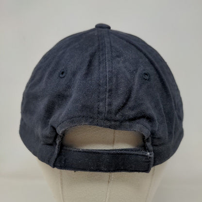 MLB Men's Strapback Hat Blue OSFA Embroidered New York Yankees Logo Cotton