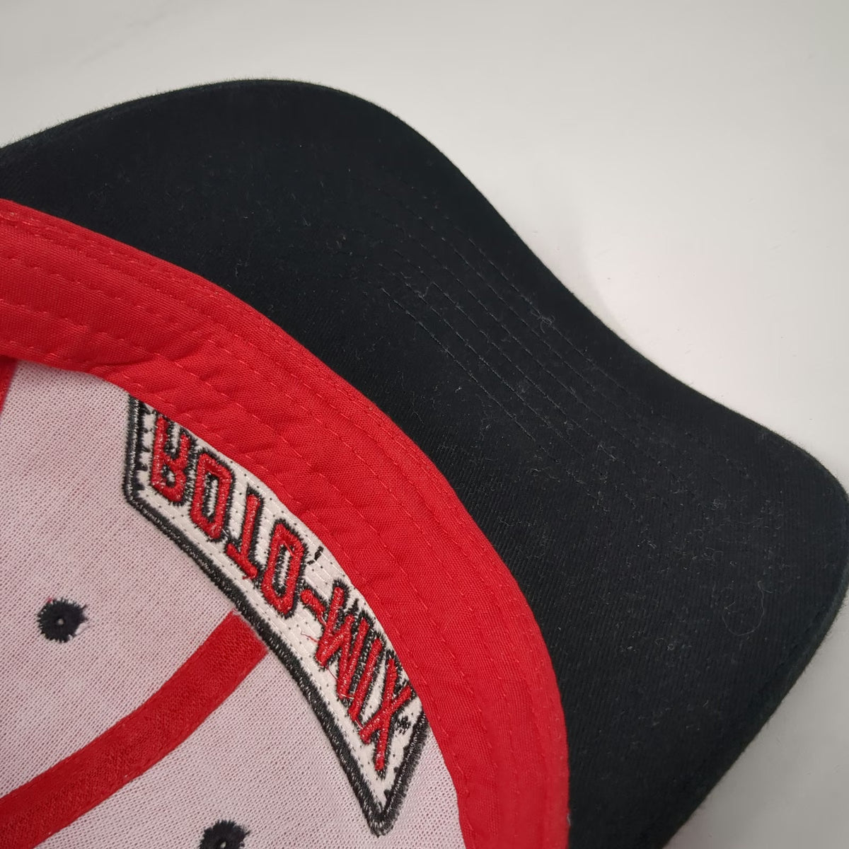 Roto-Mix Baseball Cap Red One Size Agriculture Livestock Feed Mix Hat Strapback