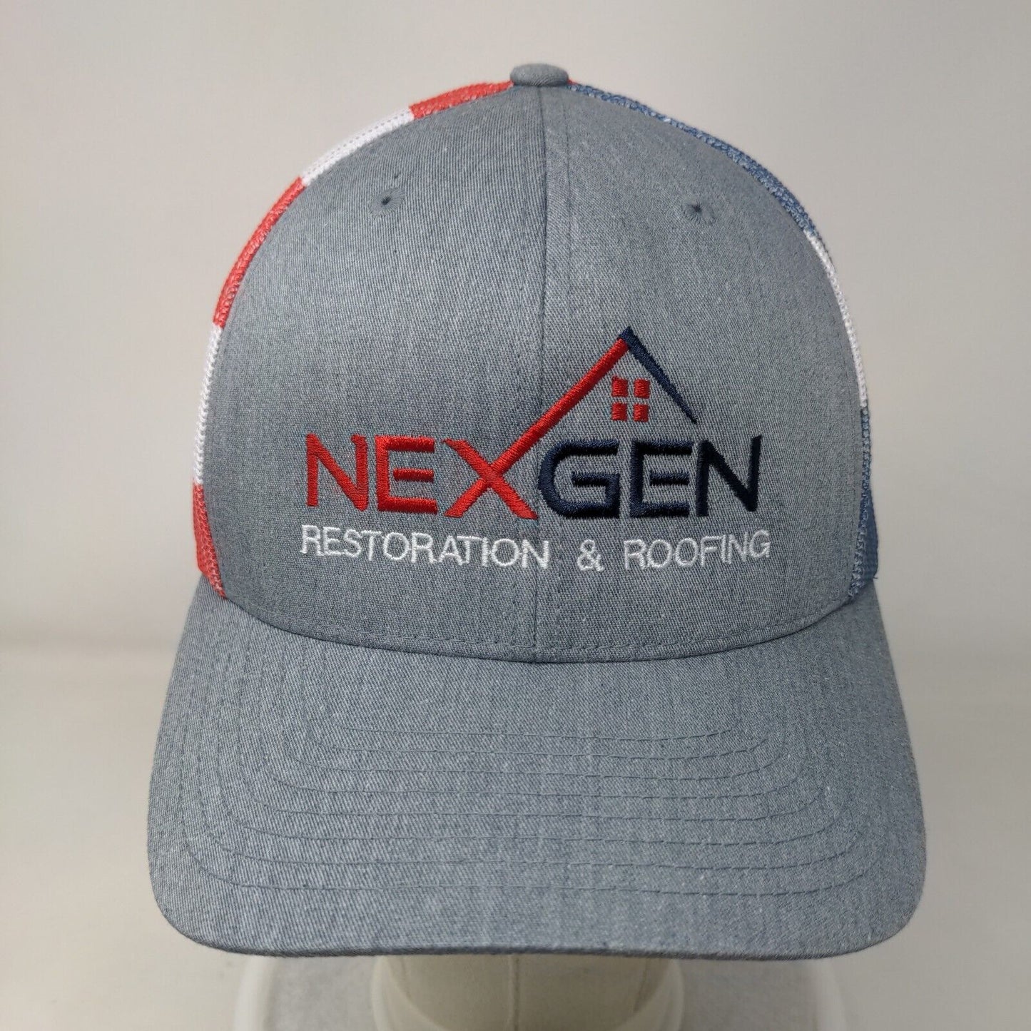 NexGen Restoration & Roofing Snapback Trucker Hat Multicolor One Size