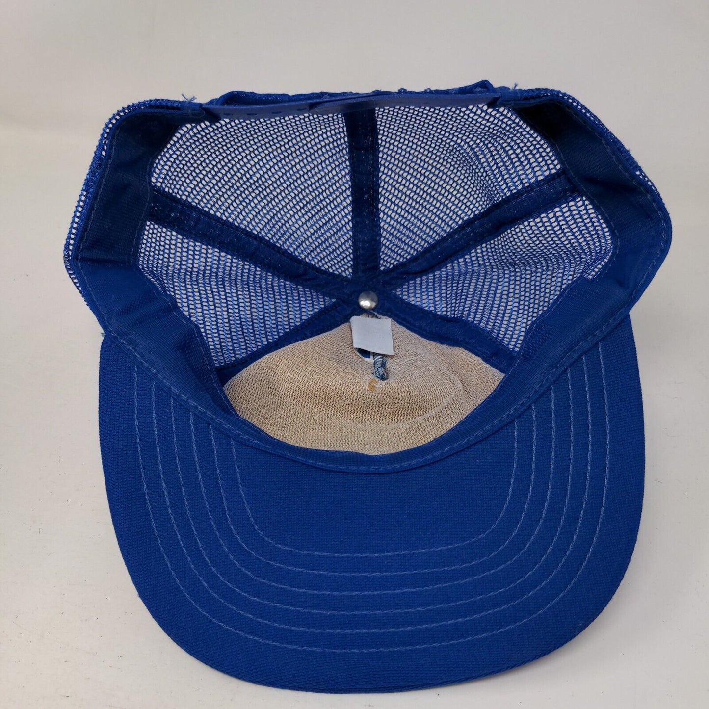 Rising Star Cap Co. Snapback Trucker Hat Blue Large Adjustable Mesh Back
