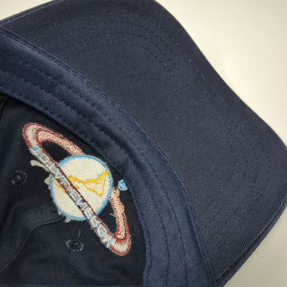 Total Energy Baseball Cap Blue OSFM Globe Logo Worldwide Services Slideback Hat