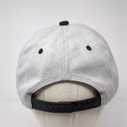 Parental Advisory Explicit Content Snapback Hat Gray OSFA Damp Lush Logo 3D