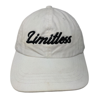 Limitless Slideback Hat White One Size Embroidered The Classics Yupoong
