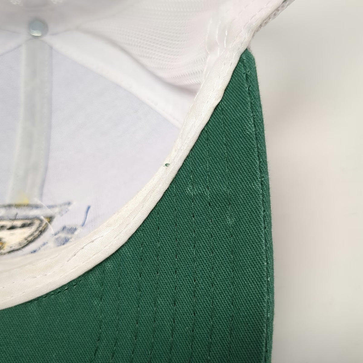 Pacific Headwear Trucker Hat Green White One Size Maine Brewing Co Mesh Back hat