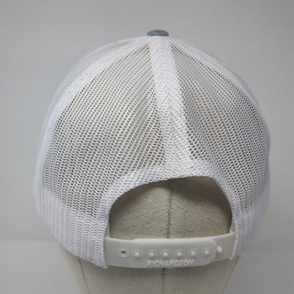 Mint Dental Care Snapback Trucker Hat Gray OS Adjustable Mesh Back Richardson