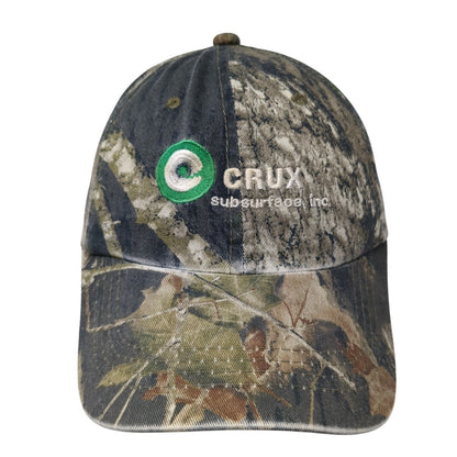 Crux Subsurface Inc. Strapback Hat Camo One Size Port Authority Hunting