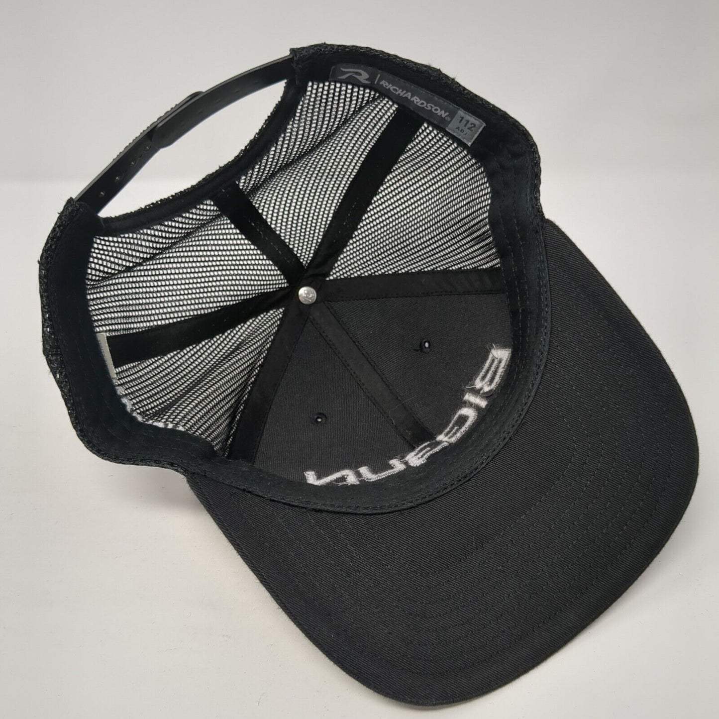 BIG GUN Nelson Snapback Trucker Hat Black One Size Mesh Back Outdoor