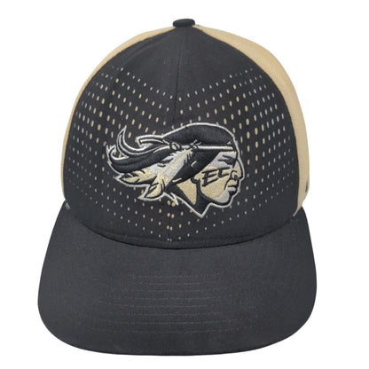 EC Indian Native American Snapback Nike Hat Black Tan Embroidered Logo